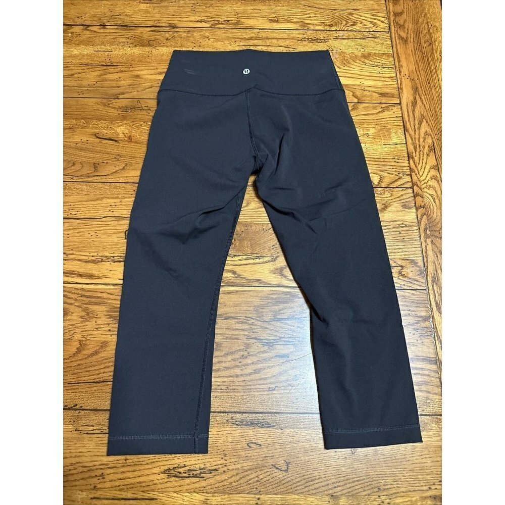 LULULEMON Wunder Under High-Rise Pant Size 8 Suited Black LL35